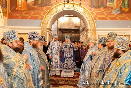 Освящение Успенского собора Киево-Печерской Лавры Освящение Успенского собора Киево-Печерской Лавры